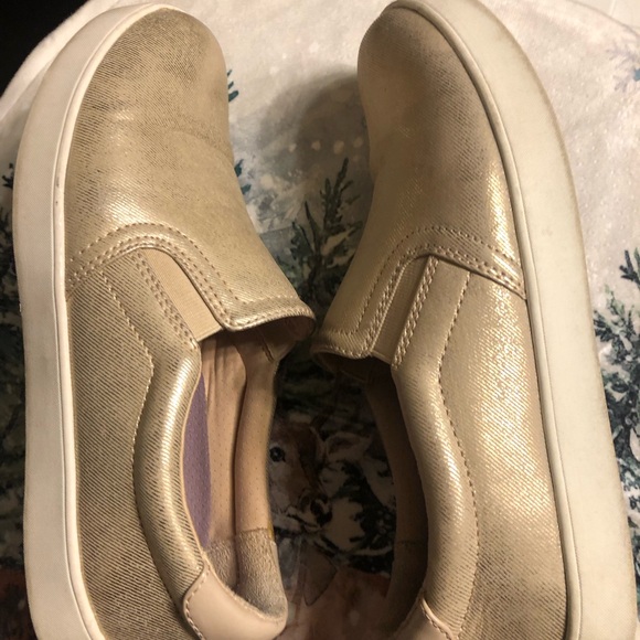 Dr. Scholl gold slip on sneakers￼♥️ - Picture 3 of 7